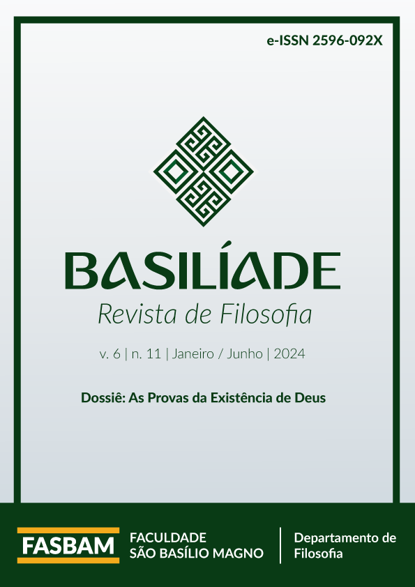 Basilíade - Revista de Filosofia - v. 6 n. 11 (2024): As Provas da Existência de Deus