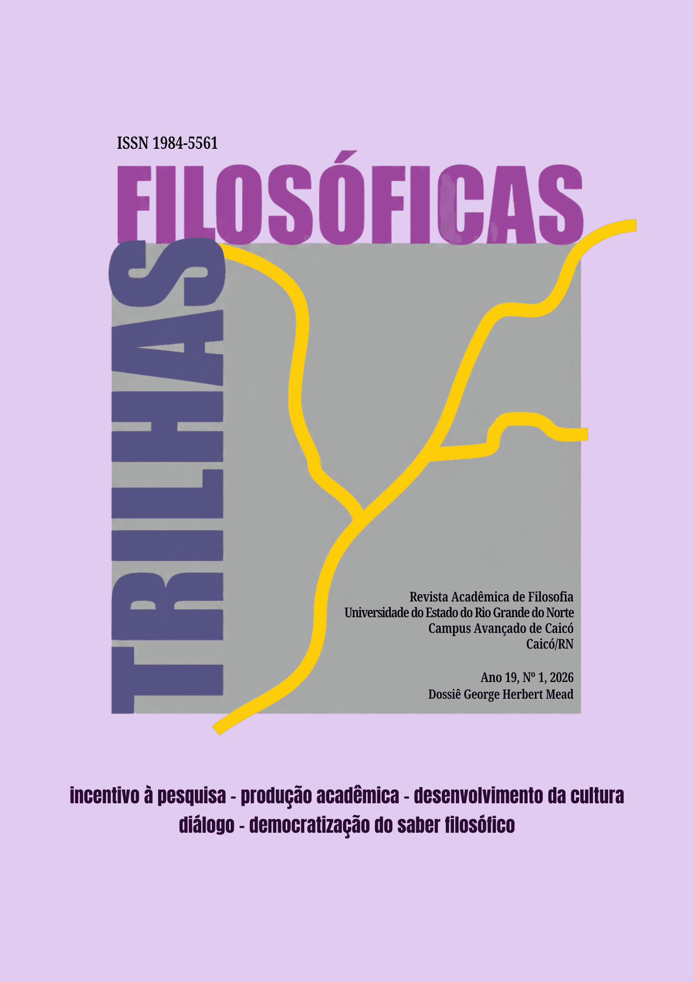 v. 19 n. 1 (2026): Trilhas Filosóficas: Dossiê George Herbert Mead