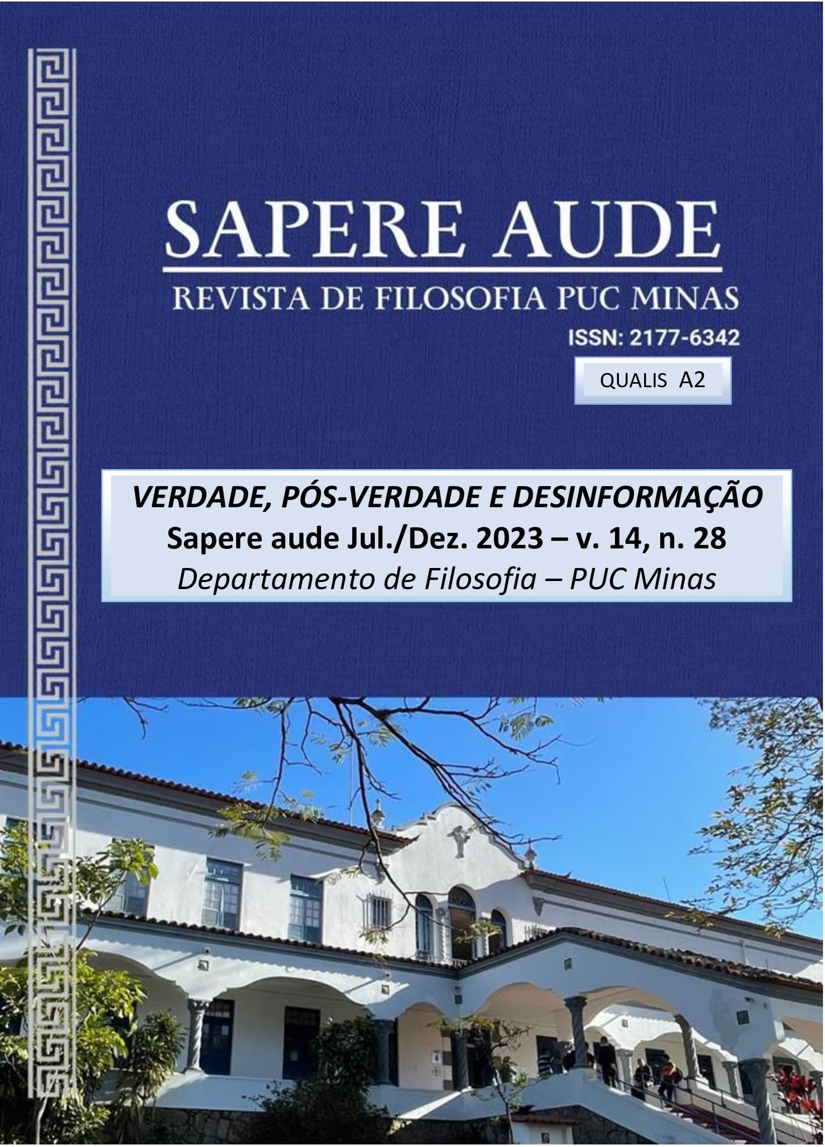 Sapere Aude - v. 14 n. 28 (2023): VERDADE, PÓS-VERDADE E DESINFORMAÇÃO