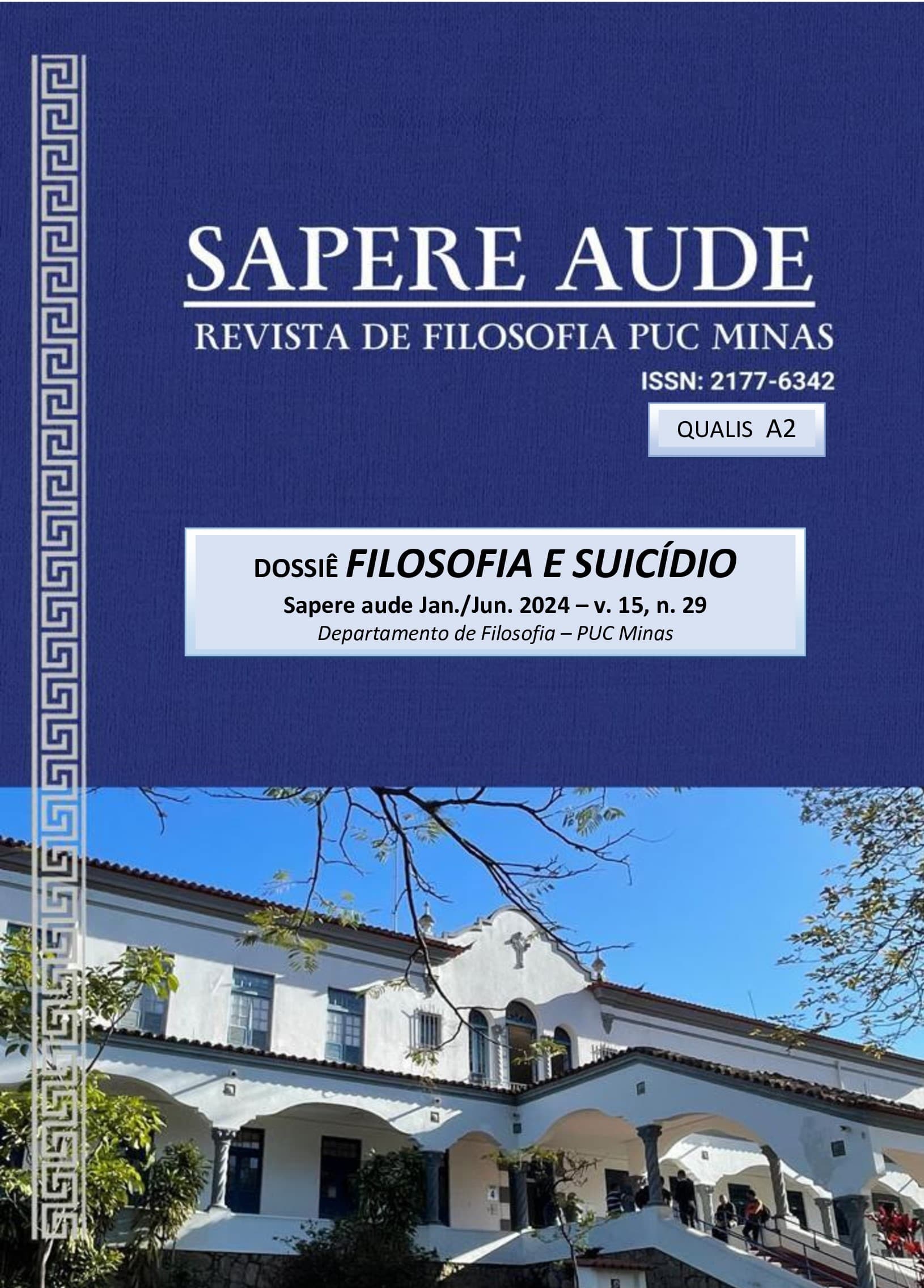 Sapere Aude - v. 15 n. 29 (2024): FILOSOFIA E SUICÍDIO