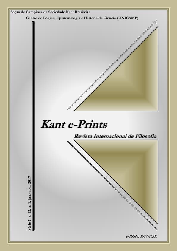 Kant e-prints - v. 12 n. 1 (2017)