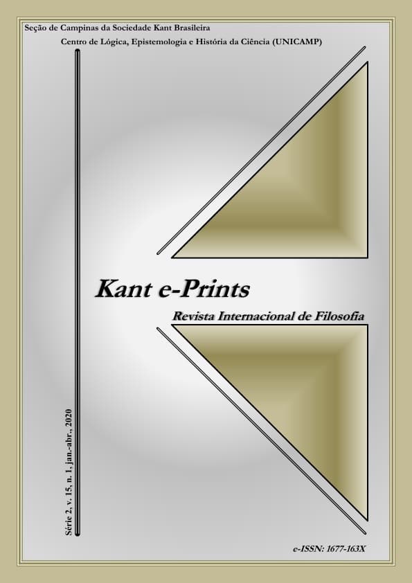 Kant e-prints - v. 15 n. 1 (2020)