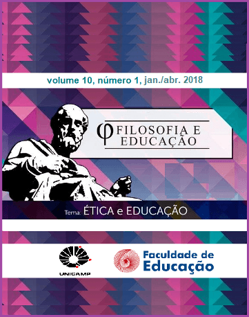 Filosofia e Educação - v. 10 n. 1 (2018): Temática: Ética e Educação