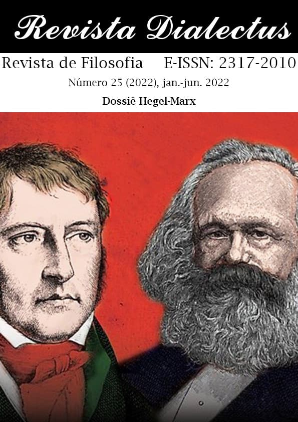 Revista Dialectus - v. 25 n. 25 (2022): Dossiê Hegel-Marx