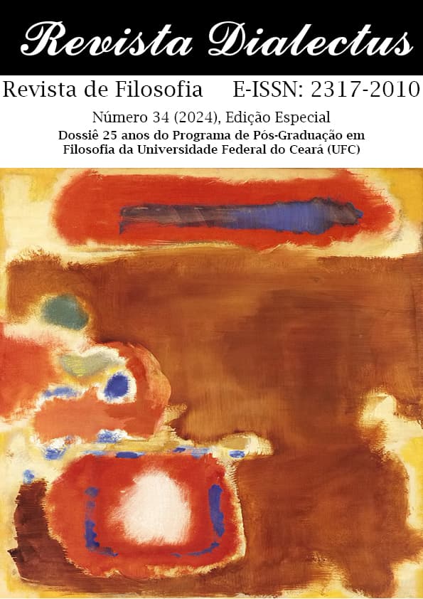 Revista Dialectus - v. 34 n. 34 (2024): Dossiê 25 anos do Programa de Pós-Graduação em Filosofia da Universidade Federal do Ceará (UFC)