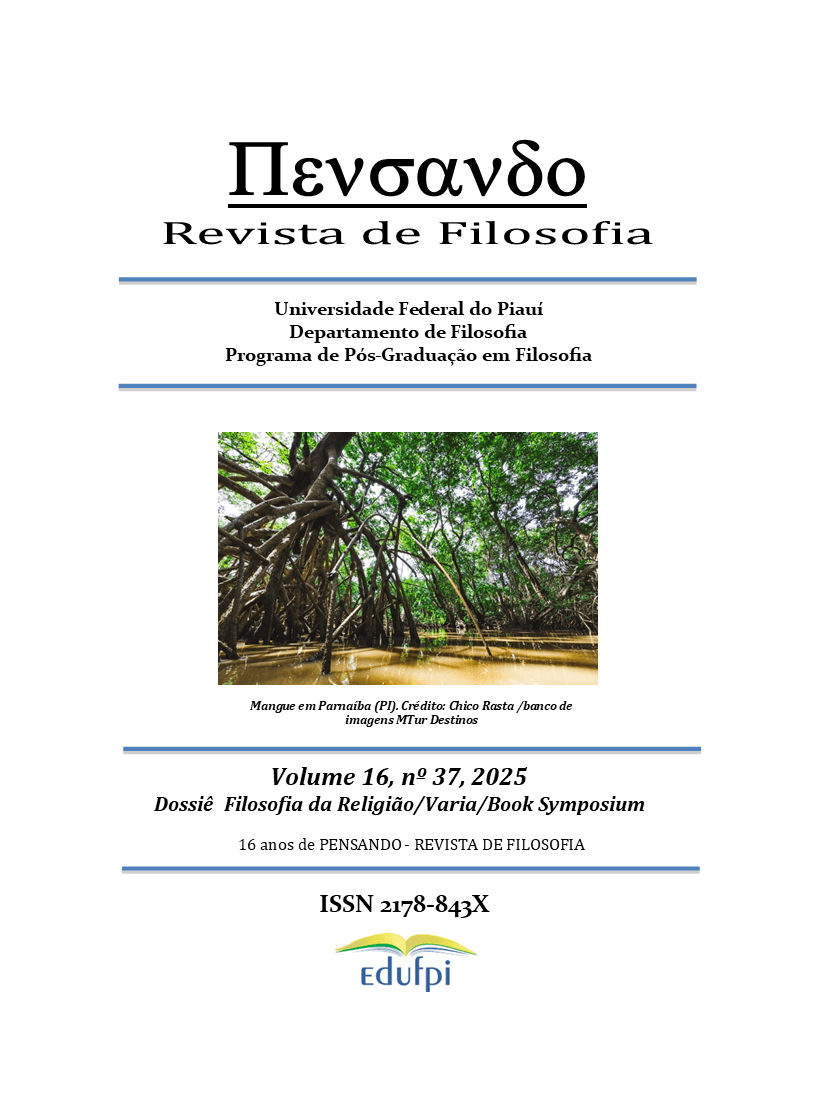 PENSANDO - REVISTA DE FILOSOFIA - Dossiê Filosofia da Religião/Book Symposium/Varia, v. 16 n. 37 (2025)