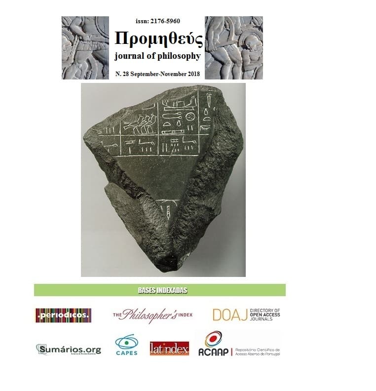 Prometeus - Journal of Philosophy - v. 11 n. 28