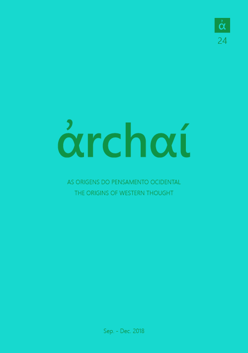 Revista Archai - Archai Journal nº24 (September, 2018), No. 24 (2018)