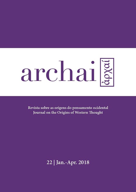 Revista Archai - Archai Journal nº22 (January, 2018), No. 22 (2018)