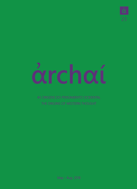 Revista Archai - Archai Journal nº23 (May, 2018), No. 23 (2018)