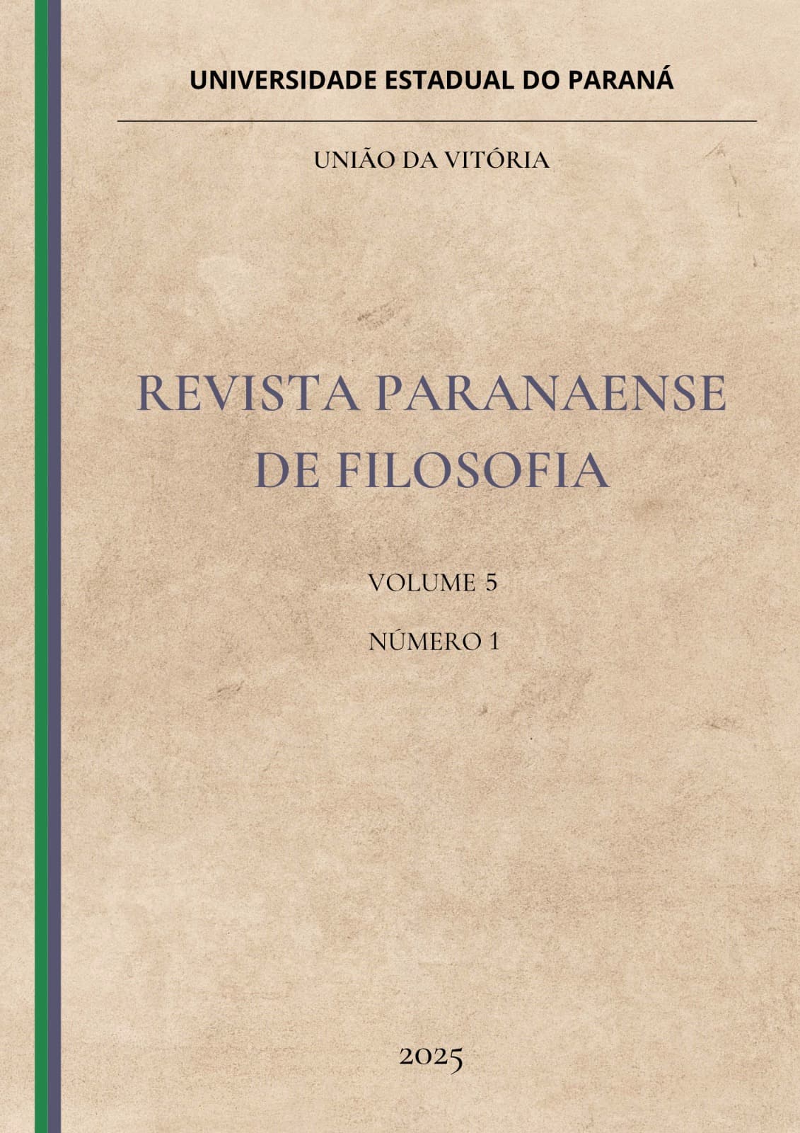 Revista Paranaense de Filosofia - v. 5 n. 1 (2025): RPFilo