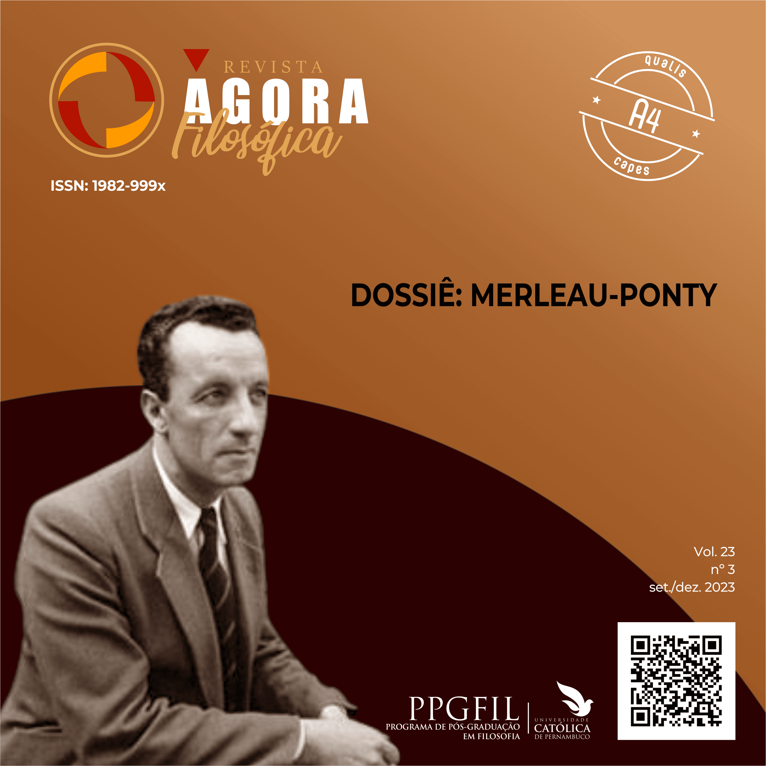 Revista Ágora Filosófica - v. 23 n. 3 (2023): Dossiê: Merleau-Ponty