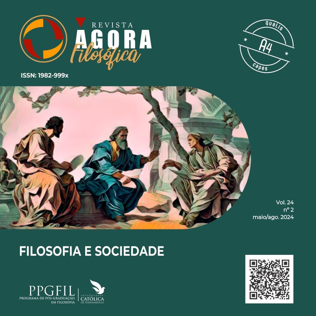Revista Ágora Filosófica - v. 24 n. 2 (2024): Filosofia e Sociedade