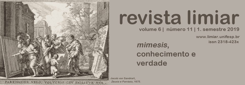 Revista Limiar - v. 6 n. 11 (2019): Mimesis, conhecimento e verdade - Org. Cristiane Maria Rebello Nascimento