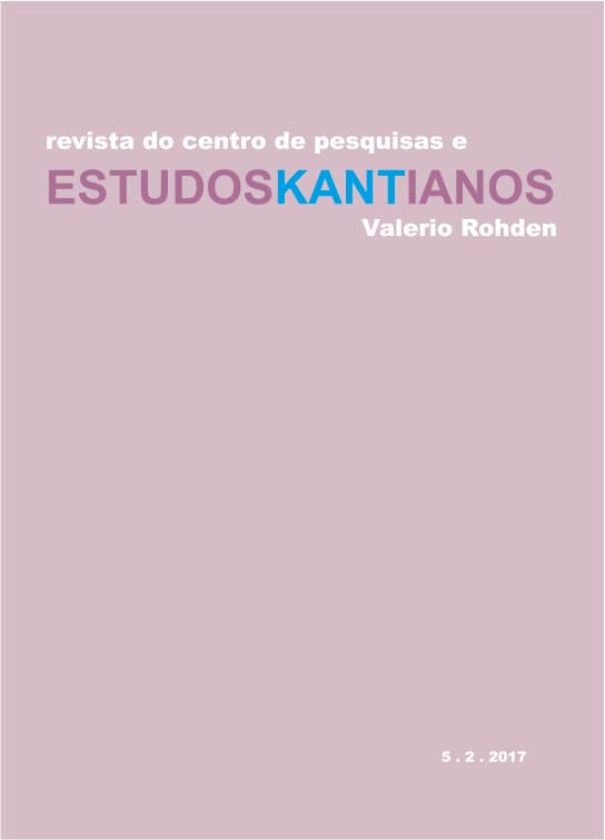 Estudos Kantianos [EK] - v. 5 n. 2 (2017)