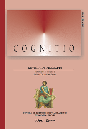 Cognitio: Revista de Filosofia - v. 9 n. 2 (2008)