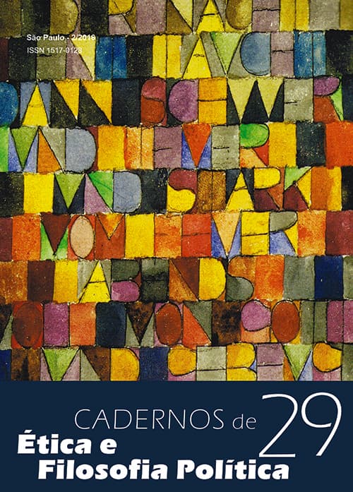 Cadernos de Ética e Filosofia Política - v. 2 n. 29 (2016)