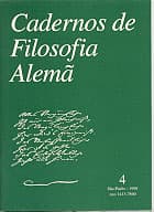 Cadernos de Filosofia Alemã: Crítica e Modernidade - n. 4 (1998)