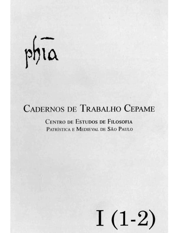 Cadernos de Trabalho Cepame - v. 1 n. 1-2 (1992)