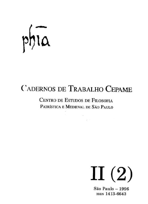 Cadernos de Trabalho Cepame - v. 2 n. 2 (1993)