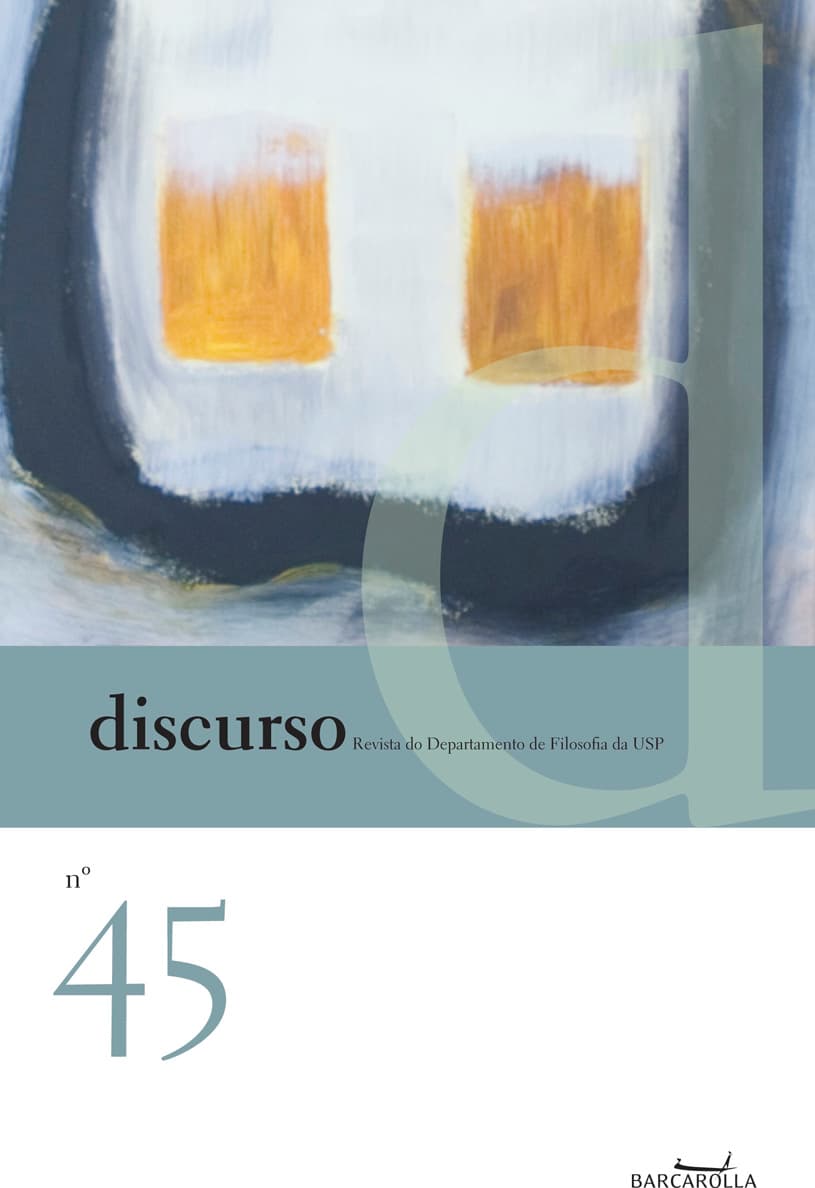 Discurso - v. 45 n. 1 (2015)