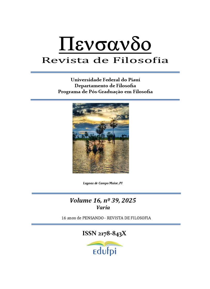 PENSANDO - REVISTA DE FILOSOFIA - VARIA, v. 16 n. 39 (2025)