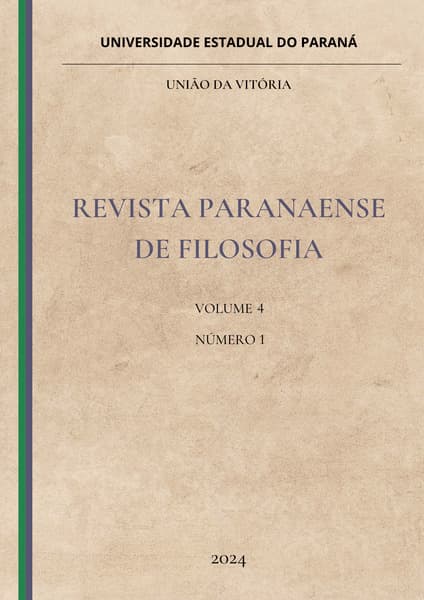 Revista Paranaense de Filosofia - RPFilo, v. 4 n. 1 (2024)