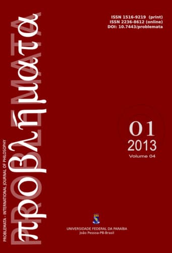 Problemata - Revista Internacional de Filosofia - v. 4 n. 1 (2013)