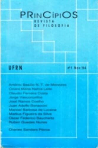 Princípios: Revista de Filosofia (UFRN) - Princí­pios: revista de filosofia, v. 1 n. 01 (1994)