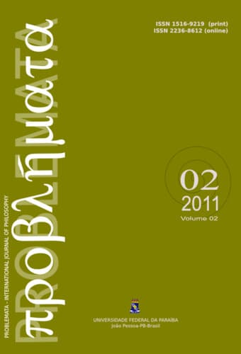 Problemata - Revista Internacional de Filosofia - v. 2 n. 2 (2011)