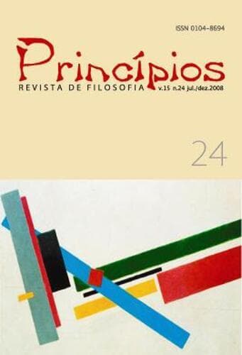 Princípios: Revista de Filosofia (UFRN) - Princípios: revista de filosofia, v. 15 n. 24 (2008)