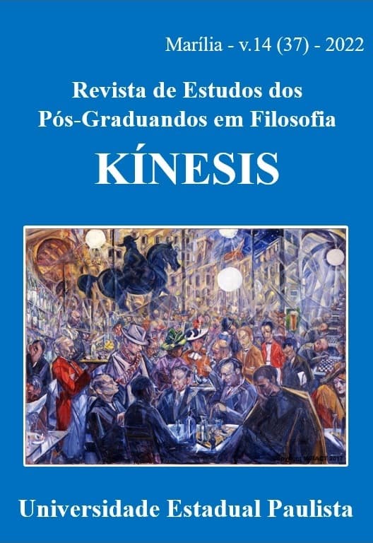 Kínesis - Revista de Estudos dos Pós-Graduandos em Filosofia - v. 14 n. 37 (2022)