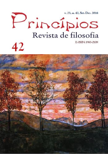 Princípios: Revista de Filosofia (UFRN), v. 23 n. 42 (2016)