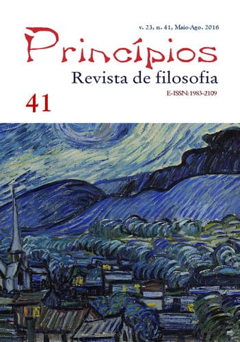 Princípios: Revista de Filosofia (UFRN), v. 23 n. 41 (2016)