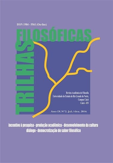 Trilhas Filosóficas, v. 9 n. 2 (2016)