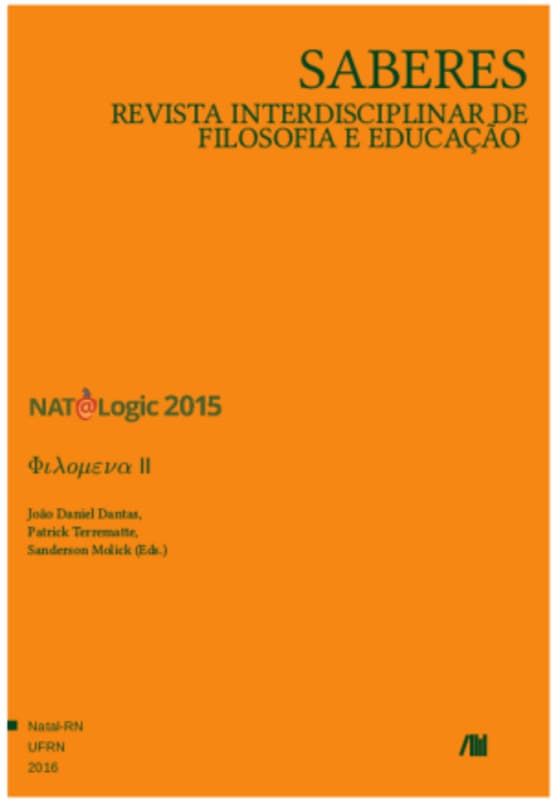 Saberes: Revista interdisciplinar de Filosofia e Educação - n. esp. (2016): Saberes: Filosofia e Educação - Filosofia, Lógica e Metafísica analítica - ???o???? II