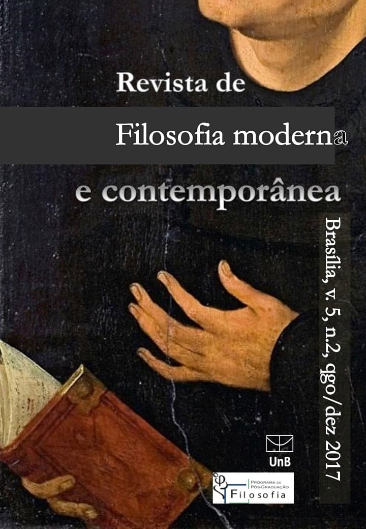 Revista de Filosofia Moderna e Contemporânea - Dossiê "Reforma Protestante", v. 5 n. 2 (2017)