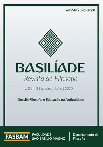 Basilíade - Revista de Filosofia - Filosofia e Educação na Antiguidade, v. 2 n. 3 (2020)