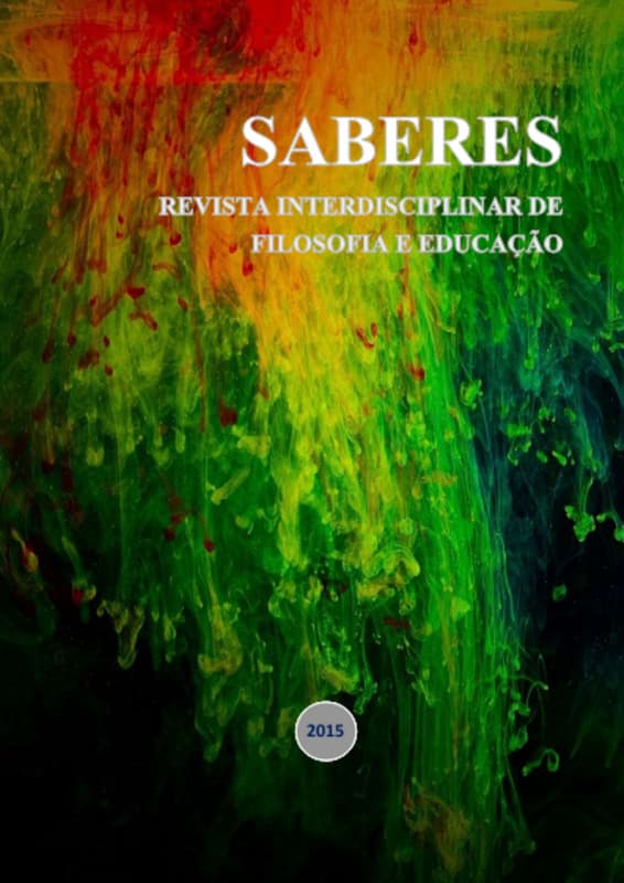 Saberes: Revista interdisciplinar de Filosofia e Educação - n. esp. (2015): Saberes: Filosofia e Educação - I ENAFA e XXIV Semana de Filosofia da UFRN
					PET FilosofiaDepartamento de Filosofia