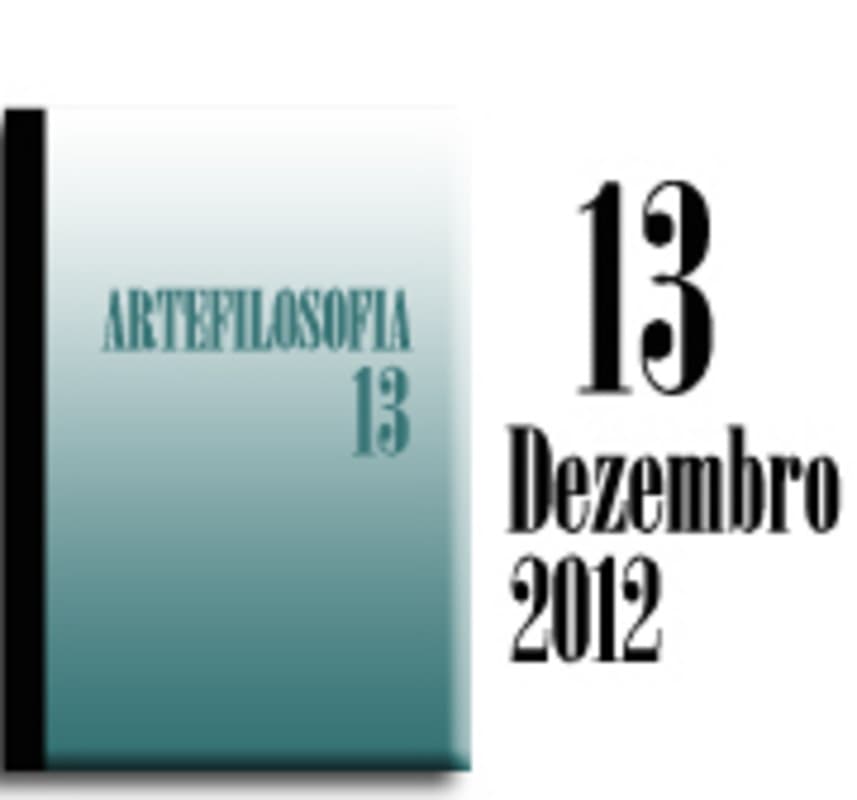 Artefilosofia - Dossiê Nietzsche, v. 7 n. 13 (2012)