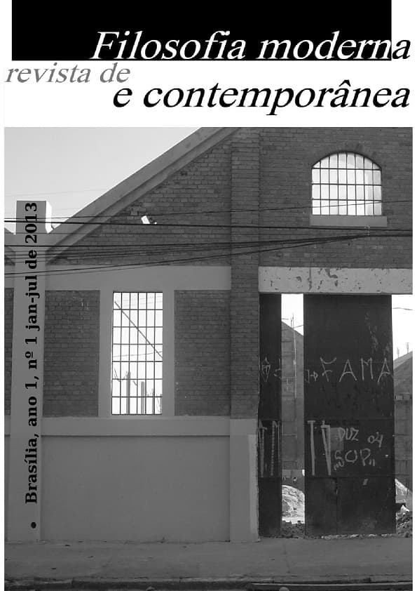 Revista de Filosofia Moderna e Contemporânea - v. 1 n. 1 (2013)