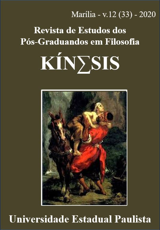 Kínesis - Revista de Estudos dos Pós-Graduandos em Filosofia - v. 12 n. 33 (2020)