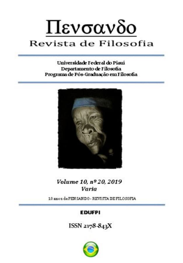 PENSANDO - REVISTA DE FILOSOFIA - VARIA, v. 10 n. 20 (2019)