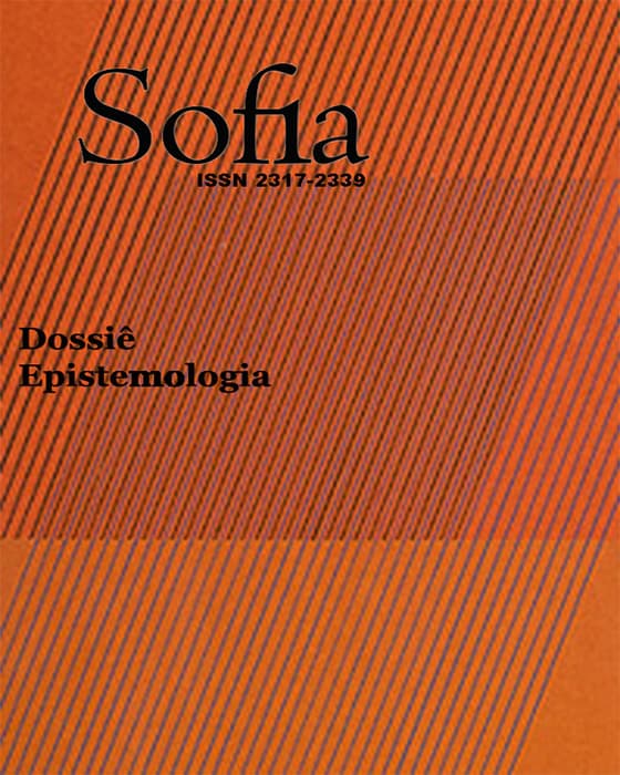 Sofia - Dossiê Epistemologia, v. 7 n. 1 (2018)