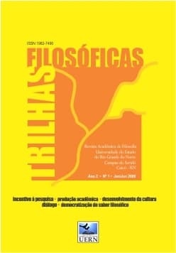 Trilhas Filosóficas, v. 2 n. 1 (2009)