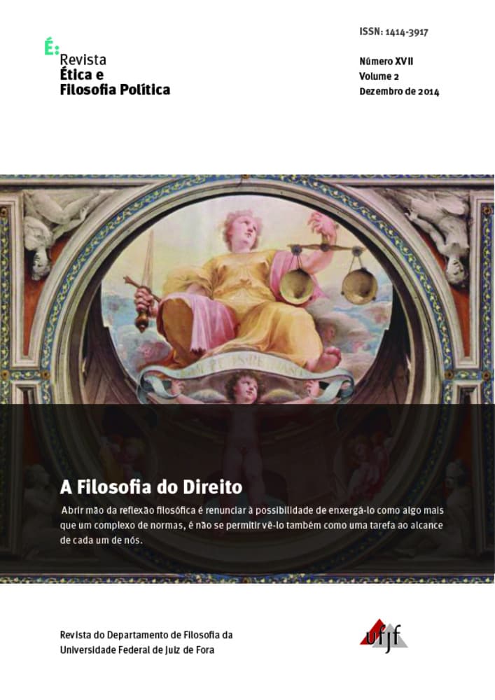 Revista Ética e Filosofia Política - A Filosofia do Direito, v. 2 n. 17 (2014)