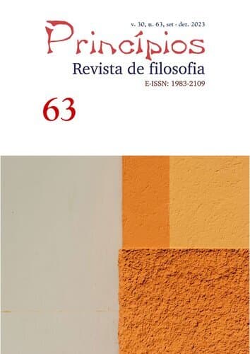 Princípios: Revista de Filosofia (UFRN), v. 30 n. 63 (2023)