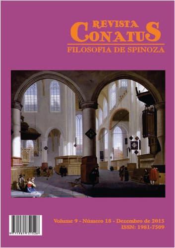Revista Conatus - Filosofia de Spinoza (ISSN 1981-7509) - Revista Conatus - Filosofia de Spinoza, v. 9 n. 18 - Dezembro (2015)