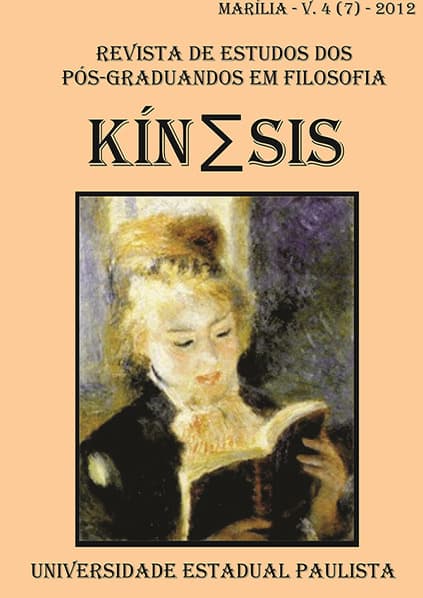 Kínesis - Revista de Estudos dos Pós-Graduandos em Filosofia - v. 4 n. 07 (2012)