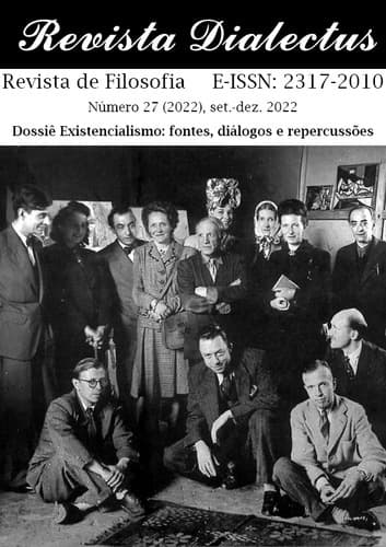 Revista Dialectus - Dossiê Existencialismo: fontes, diálogos e repercussões, v. 27 n. 27 (2022)
